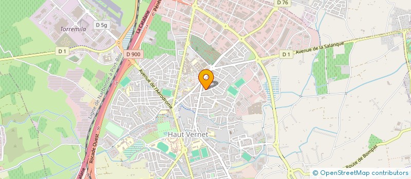 localisation de l'entreprise S.C.I. JA2M  PERPIGNAN