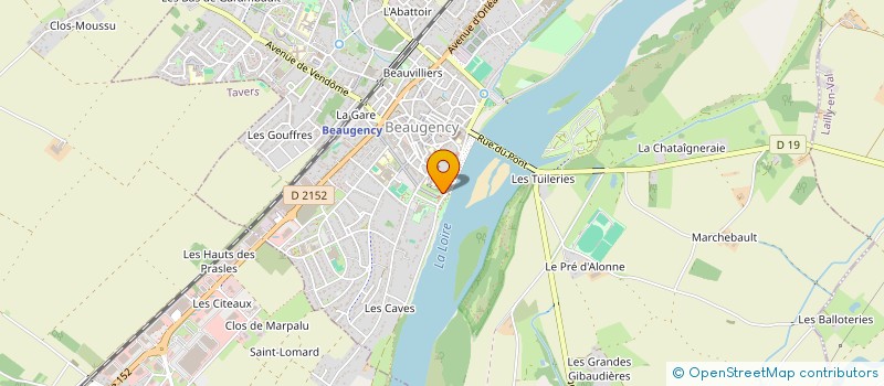 localisation de l'entreprise S.C.I JAAM  BEAUGENCY