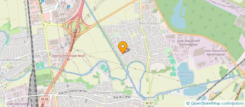 localisation de l'entreprise S.C.I. JADE  REICHSTETT