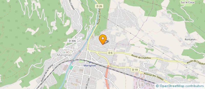 localisation de l'entreprise S.C.I. JAMP  MARIGNIER