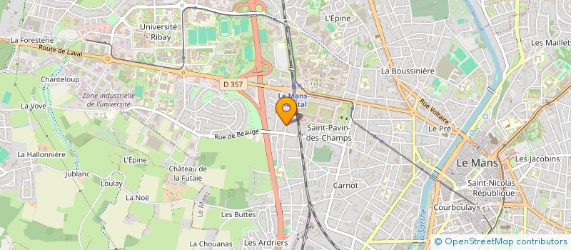 localisation de l'entreprise S.C.I JAPANINA ET CIE  LE MANS