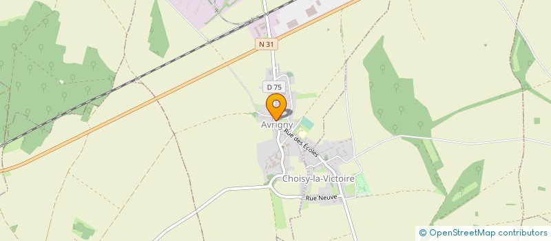 localisation de l'entreprise S.C.I. JAVACO  AVRIGNY