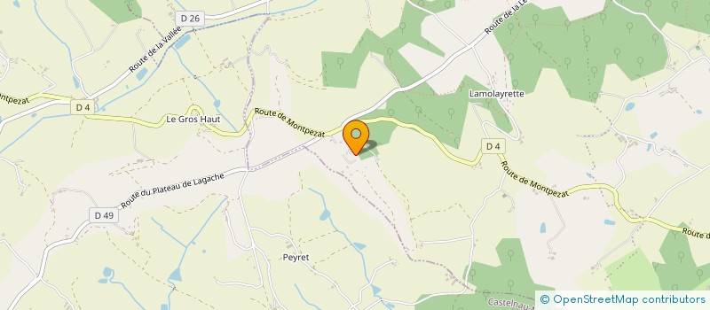 localisation de l'entreprise S.C.I JCM  SAINT-PAUL-FLAUGNAC