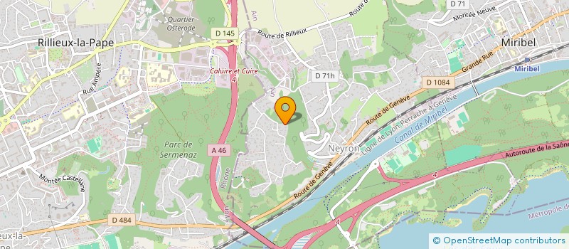 localisation de l'entreprise S.C.I. JFO  NEYRON