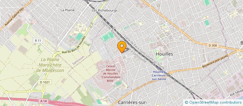 localisation de l'entreprise S.C.I. JJOSEPH  HOUILLES