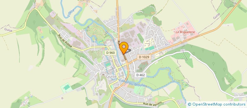 localisation de l'entreprise S.C.I. JL  GUISE