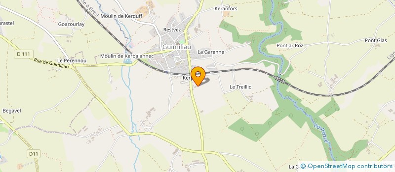 localisation de l'entreprise S.C.I. JLS  GUIMILIAU