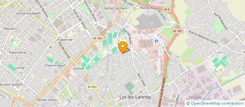 localisation de l'entreprise S.C.I. JMP  LYS-LEZ-LANNOY