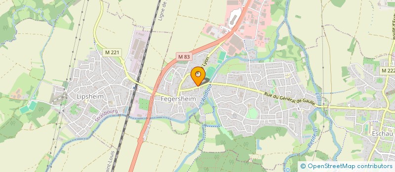 localisation de l'entreprise S.C.I. JMSY  FEGERSHEIM