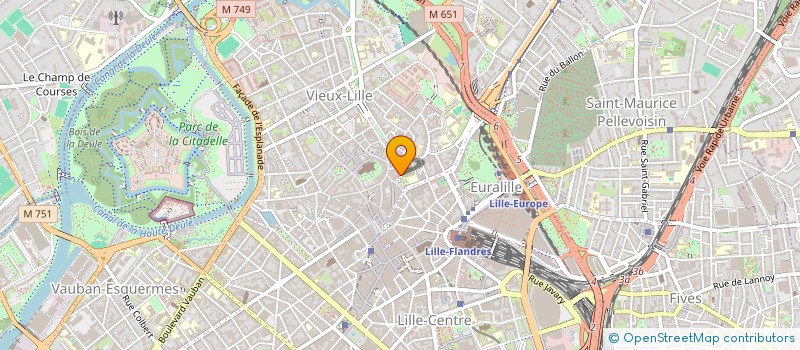 localisation de l'entreprise S.C.I. JOB à LILLE