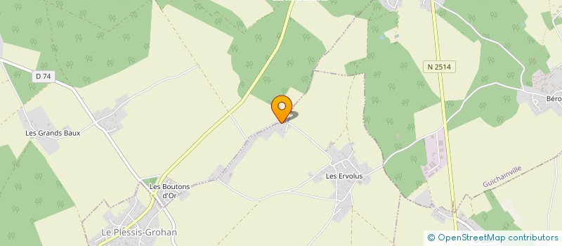 localisation de l'entreprise S.C.I. JOFFRE  LE PLESSIS-GROHAN