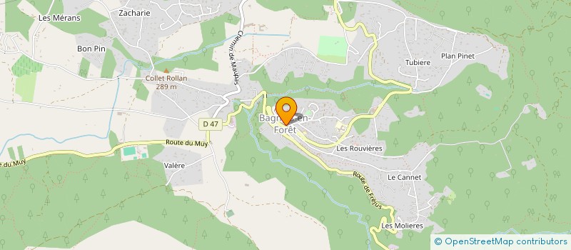 localisation de l'entreprise S.C.I. JONALYA  LES ADRETS-DE-L'ESTEREL