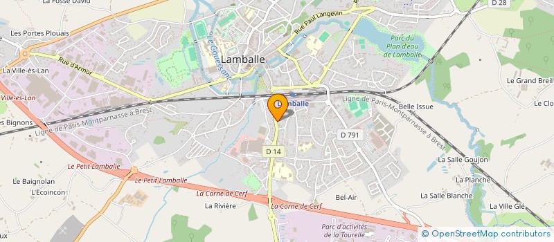 localisation de l'entreprise S.C.I. JOUARLOT  LAMBALLE-ARMOR