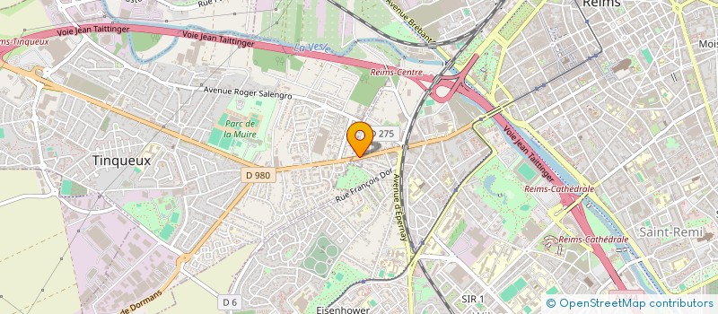 localisation de l'entreprise S.C.I. JSP SUIPPES  REIMS