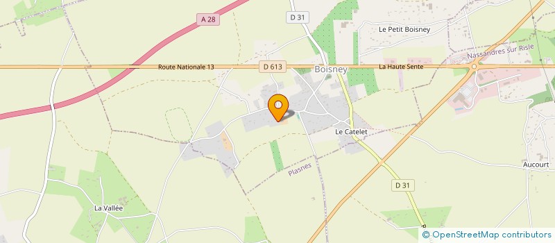 localisation de l'entreprise S.C.I. JULIETTE  BOISNEY