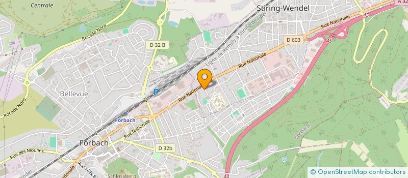 localisation de l'entreprise S.C.I. JULLE  STIRING-WENDEL