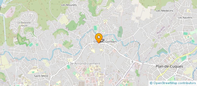 localisation de l'entreprise S.C.I. JULLIEN R.C. à MARSEILLE 13EME