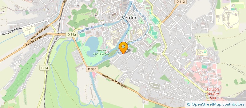 localisation de l'entreprise S.C.I. JVK à VERDUN