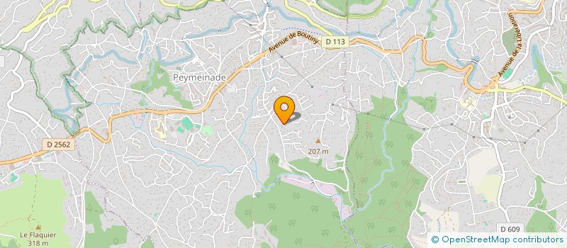 localisation de l'entreprise S.C.I. KALISIA  PEYMEINADE