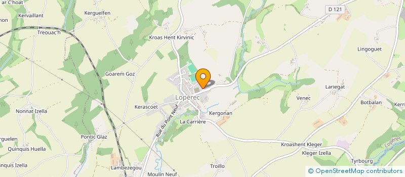 localisation de l'entreprise S.C.I. KALOCI  LOPEREC