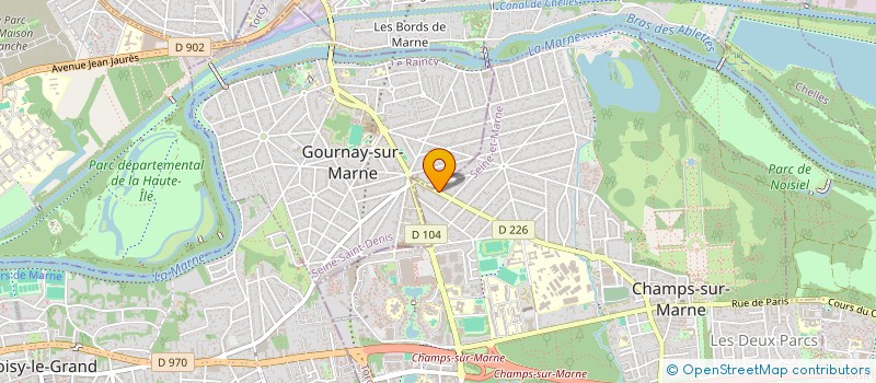 localisation de l'entreprise S.C.I KANESAMOORTHY  CHAMPS-SUR-MARNE