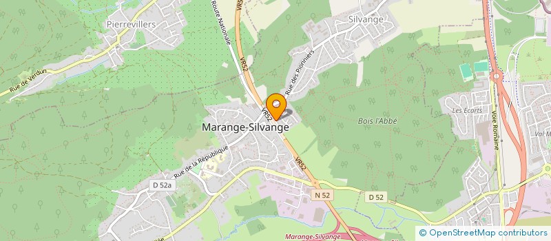 localisation de l'entreprise S C I KAPI  MARANGE-SILVANGE