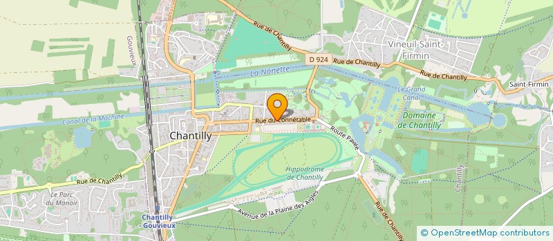 localisation de l'entreprise S.C.I. KARANTEG  CHANTILLY