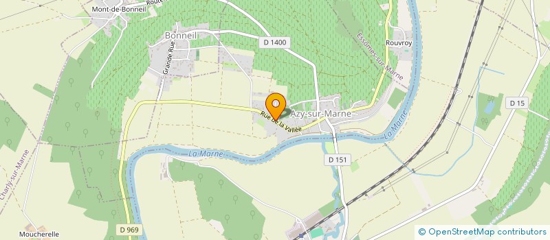 localisation de l'entreprise S.C.I. KARIC  AZY-SUR-MARNE