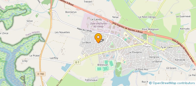 localisation de l'entreprise S.C.I. KARMA  THEIX-NOYALO