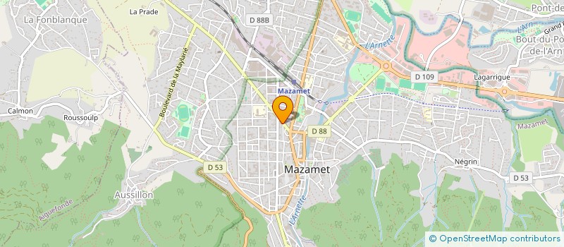 localisation de l'entreprise S.C.I. KD.INC  MAZAMET