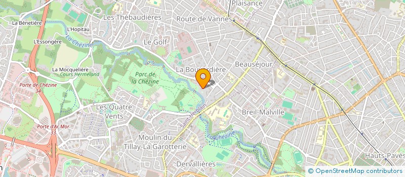 localisation de l'entreprise S.C.I. KERBIO  SAINT-HERBLAIN