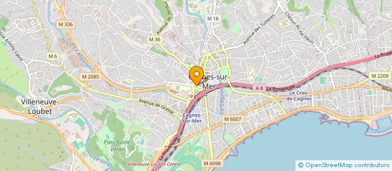localisation de l'entreprise S.C.I. KEVANNA à CAGNES SUR MER