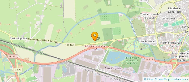 localisation de l'entreprise S.C.I KEVIEM à SAINT-MARTIN-DE-CRAU