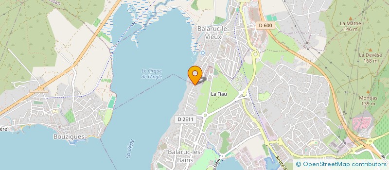 localisation de l'entreprise S.C.I. KHIER  BALARUC-LES-BAINS