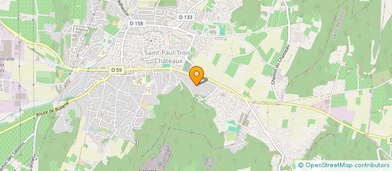 localisation de l'entreprise S.C.I. KIKOU  SAINT-PAUL-TROIS-CHATEAUX