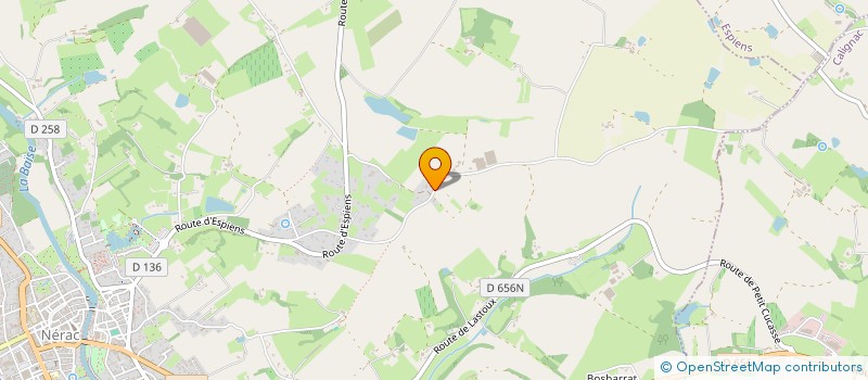 localisation de l'entreprise S.C.I. KIVIG FRERES  NERAC