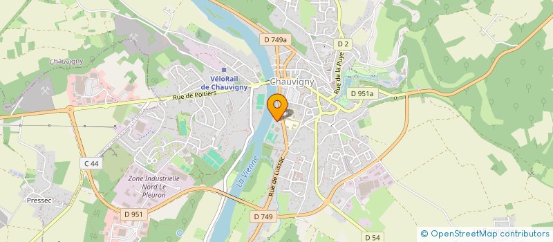 localisation de l'entreprise S.C.I. KLEMAN  CHAUVIGNY