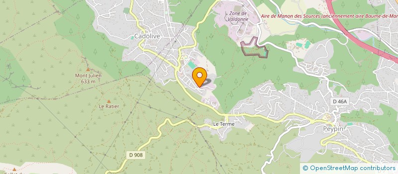 localisation de l'entreprise S.C.I KMR  PEYPIN