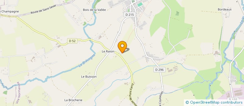 localisation de l'entreprise S.C.I KUDOS à MOUTHIERS-SUR-BOEME