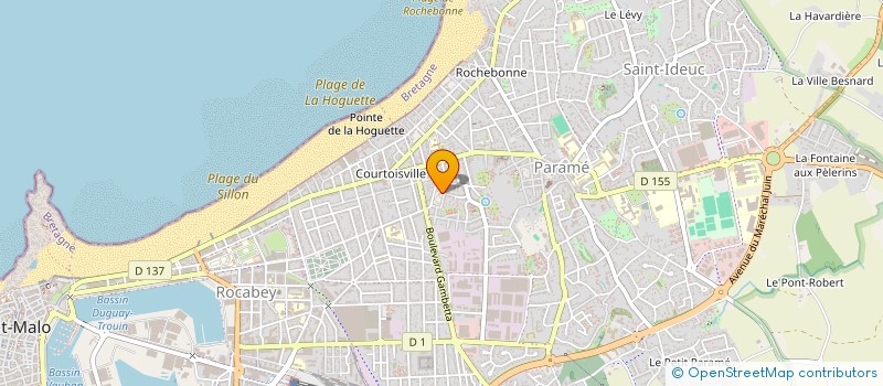 localisation de l'entreprise S.C.I. KYLFAU  SAINT-MALO