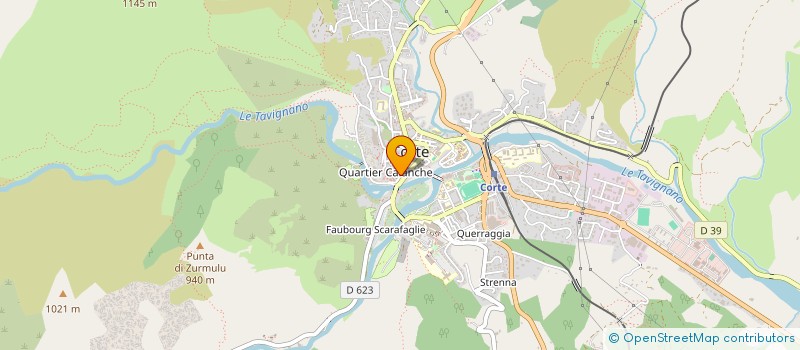 localisation de l'entreprise S.C.I L'ACCANTU à CORTE