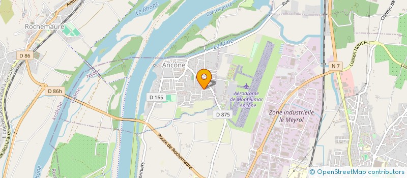 localisation de l'entreprise S.C.I. L'AIGUILLE ROUGE  ANCONE