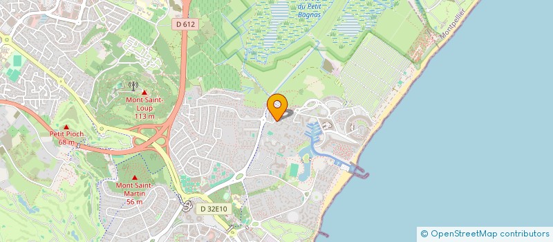 localisation de l'entreprise S.C.I L'ARBRE DE VIE  AGDE