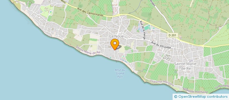 localisation de l'entreprise S.C.I L'ATELIER  SAINTE-MARIE-DE-RE