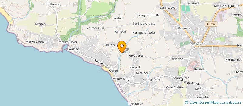 localisation de l'entreprise S.C.I. L'ATELIER  PLOZEVET