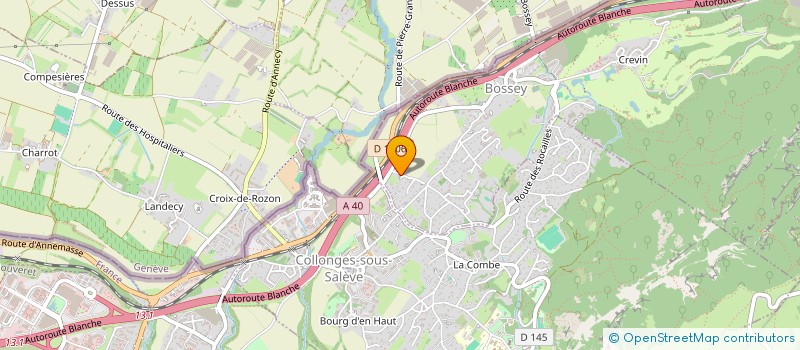 localisation de l'entreprise S.C.I L'ATELIER DES LANDES BAS  BOSSEY