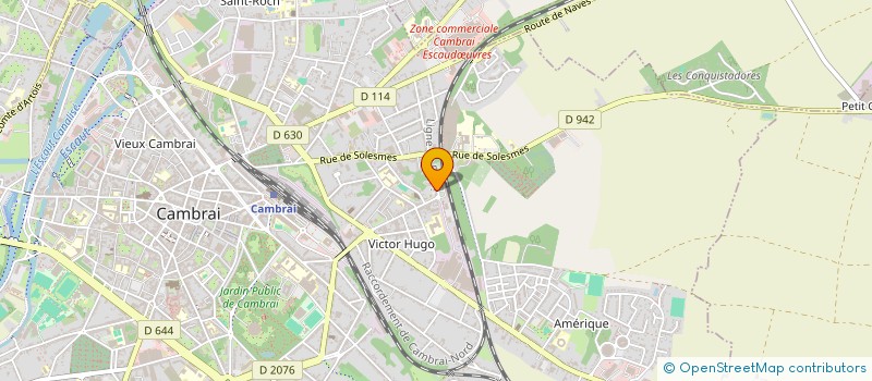 localisation de l'entreprise S.C.I. L'AUBERGE DES PARESSEUX à CAMBRAI