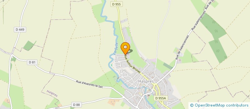 localisation de l'entreprise S.C.I. L'AUBETTE  HASPRES