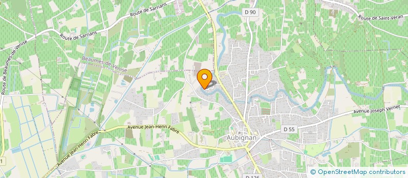 localisation de l'entreprise S.C.I. L'AUBIGNANAISE  AUBIGNAN