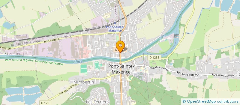 localisation de l'entreprise S.C.I. L'AVENIR  PONT-SAINTE-MAXENCE